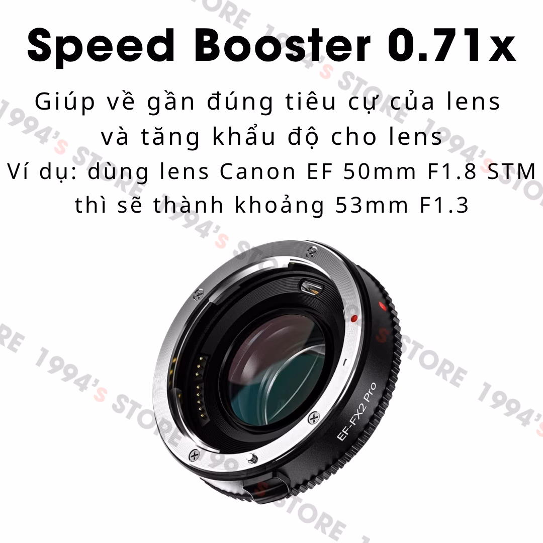Mặt trước ngàm chuyển Viltrox EF-FX2 PRO cho Fujifilm X-series