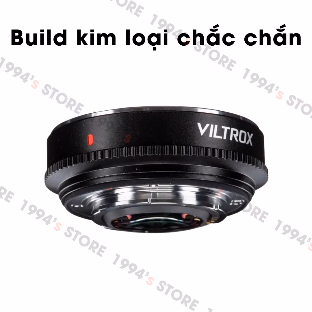 Cổng kết nối và kính Speed Booster 0.71x trên Viltrox EF-FX2 PRO