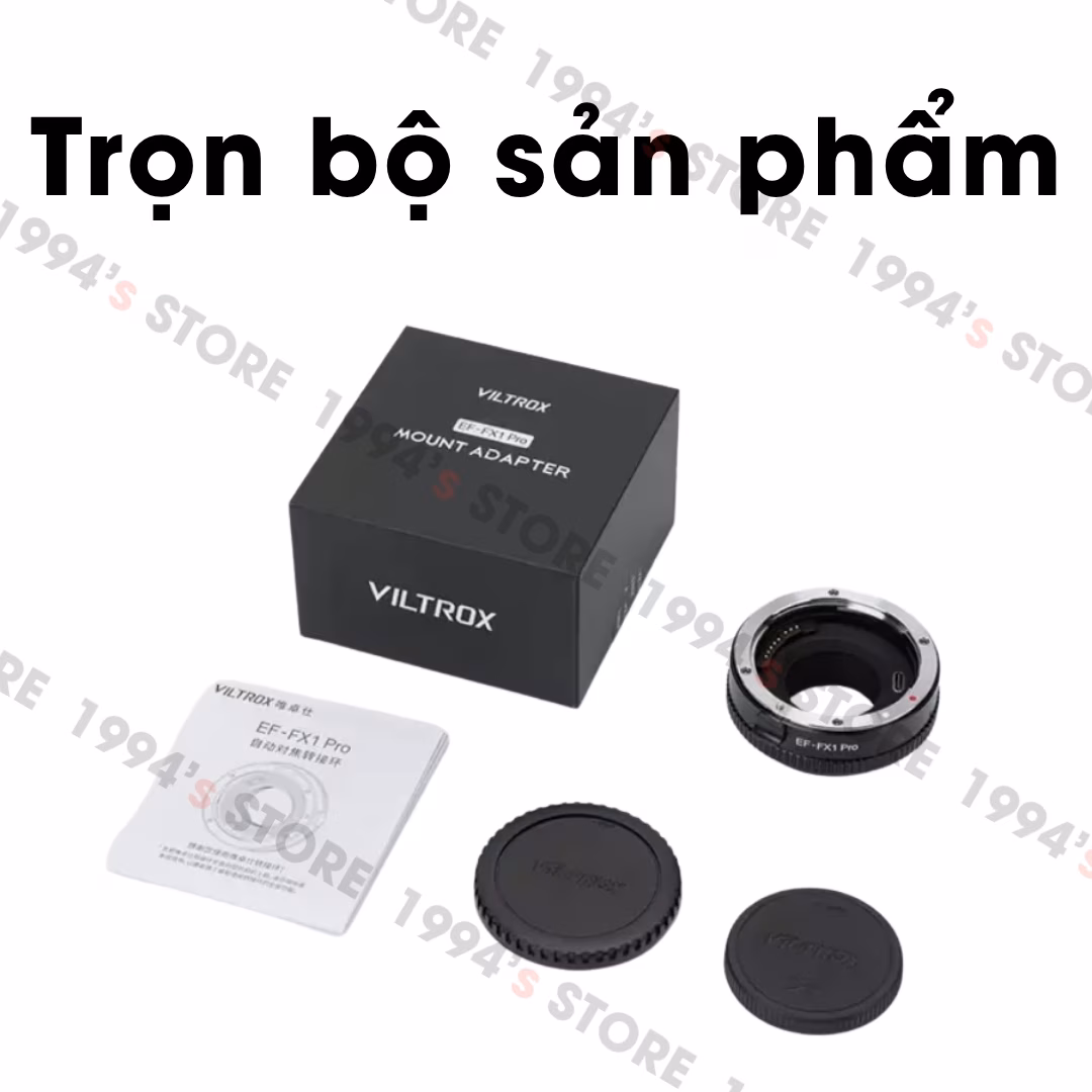 Ngàm Chuyển Viltrox EF-FX1 Pro - Lấy Nét Tự Động Siêu Nhanh Cho Fujifilm - Bảo Hành 12 Tháng 1 Đổi 1