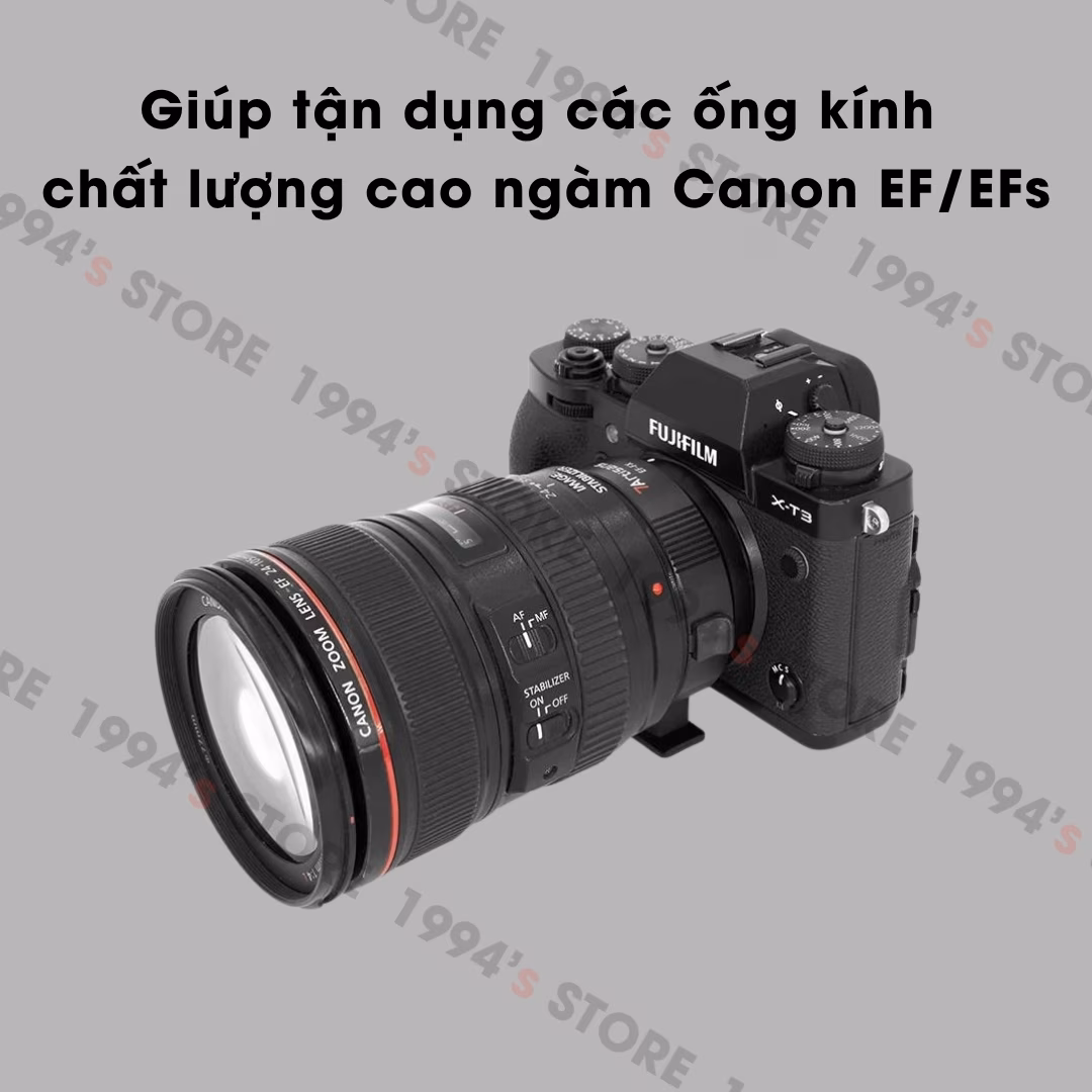 Ngàm chuyển ngàm Canon EF sang Fujifilm Viltrox EF-FX1 Pro