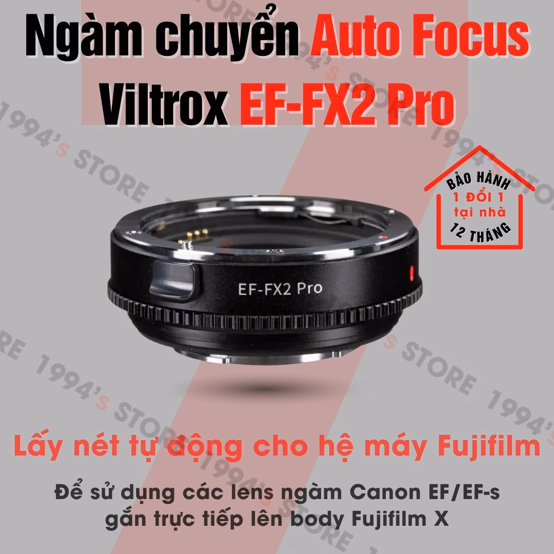 Ngàm Chuyển Viltrox EF-FX2 PRO (Speed Booster 0.71x) Cho Fujifilm - Bảo Hành 12 Tháng 1 Đổi 1