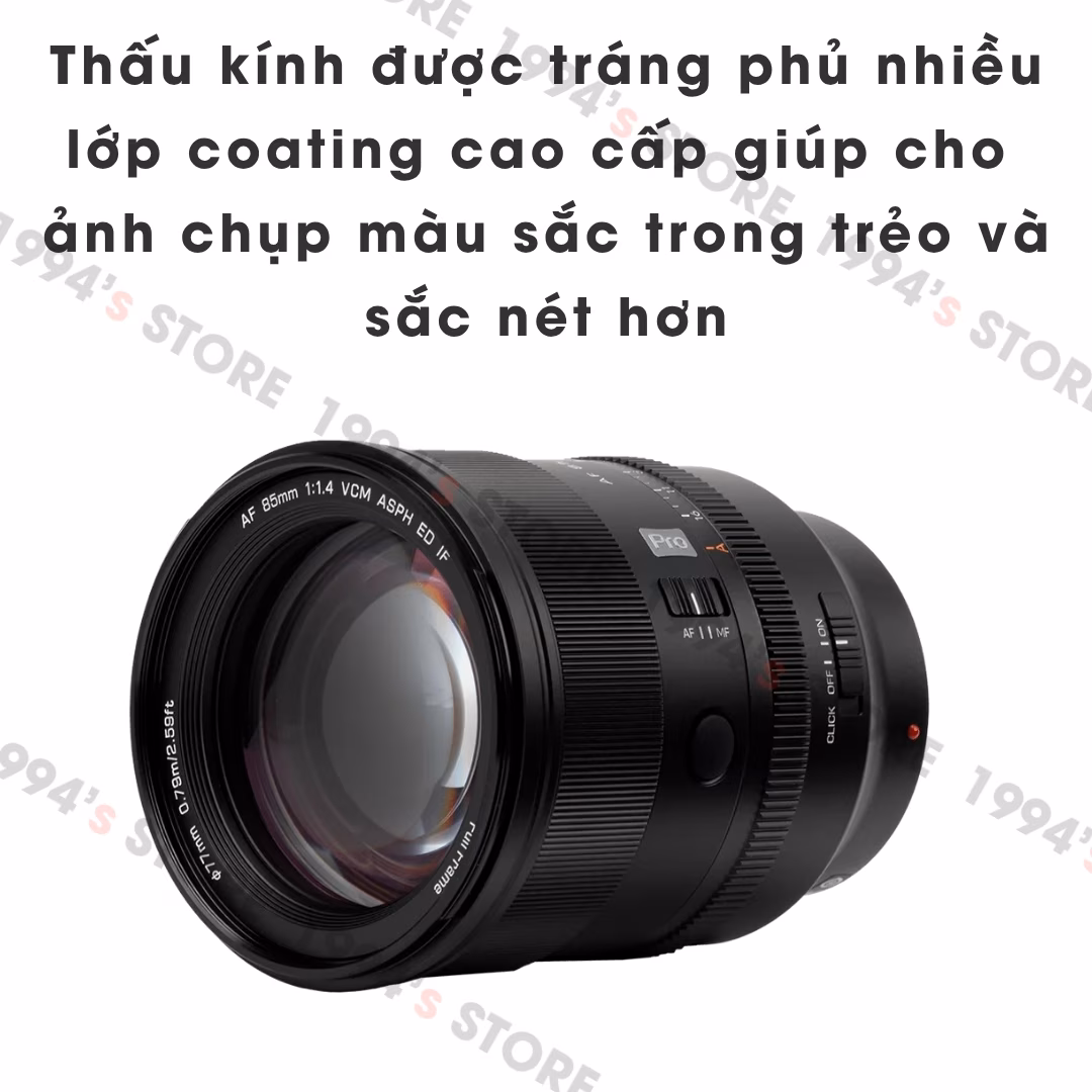 Viltrox 85mm F1.4 Pro AF cho Full-Frame - Chính Hãng