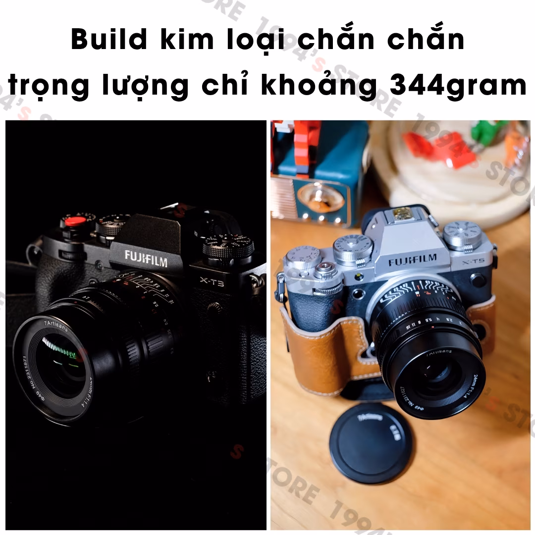 7Artisans 24mm F1.4 - Góc rộng khẩu độ lớn