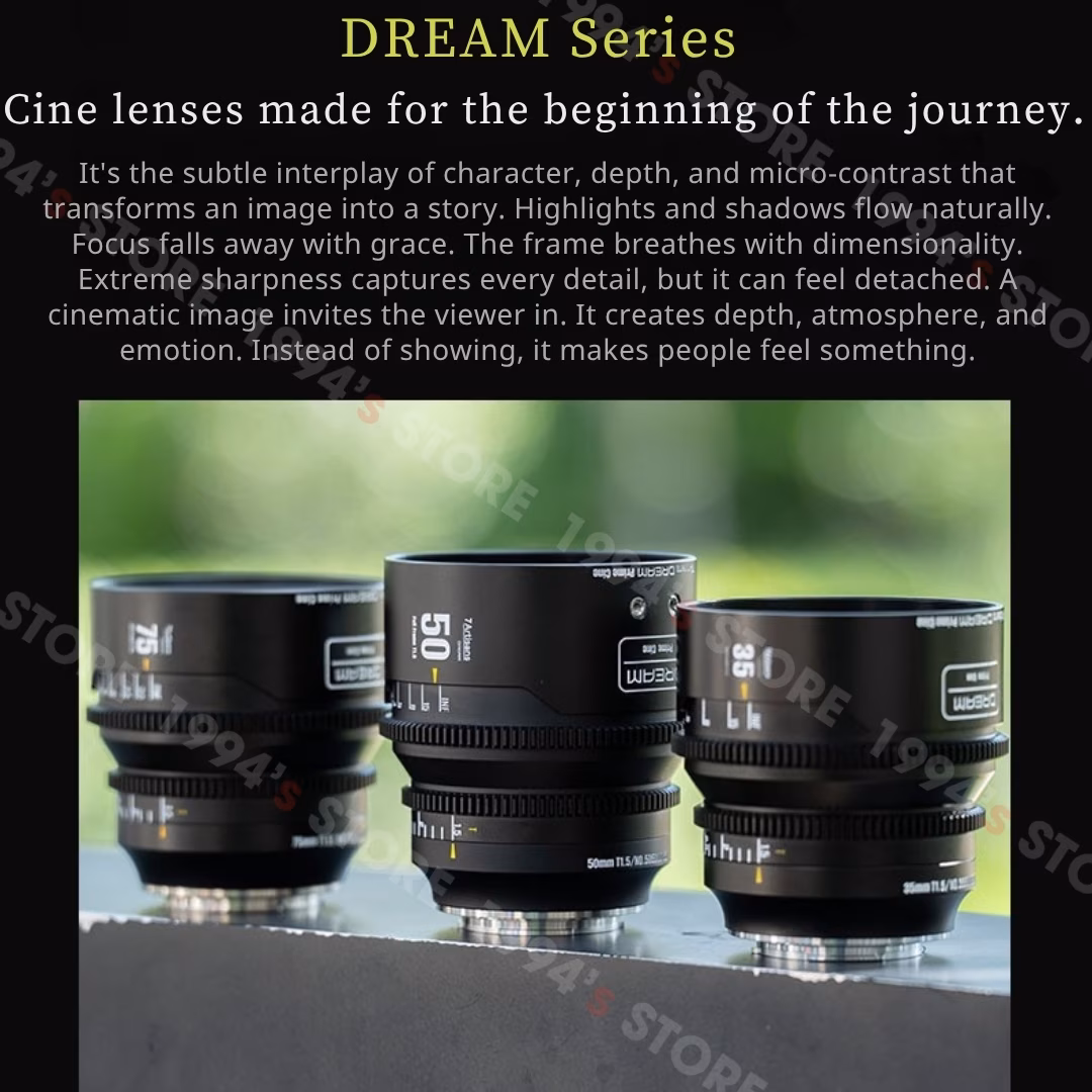Ống kính điện ảnh 7Artisans 50mm T1.5 DREAM