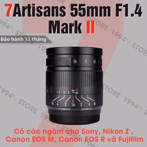 Ống kính 7Artisans 55mm F1.4 Mark II - Lens chân dung xóa phông mù mịt