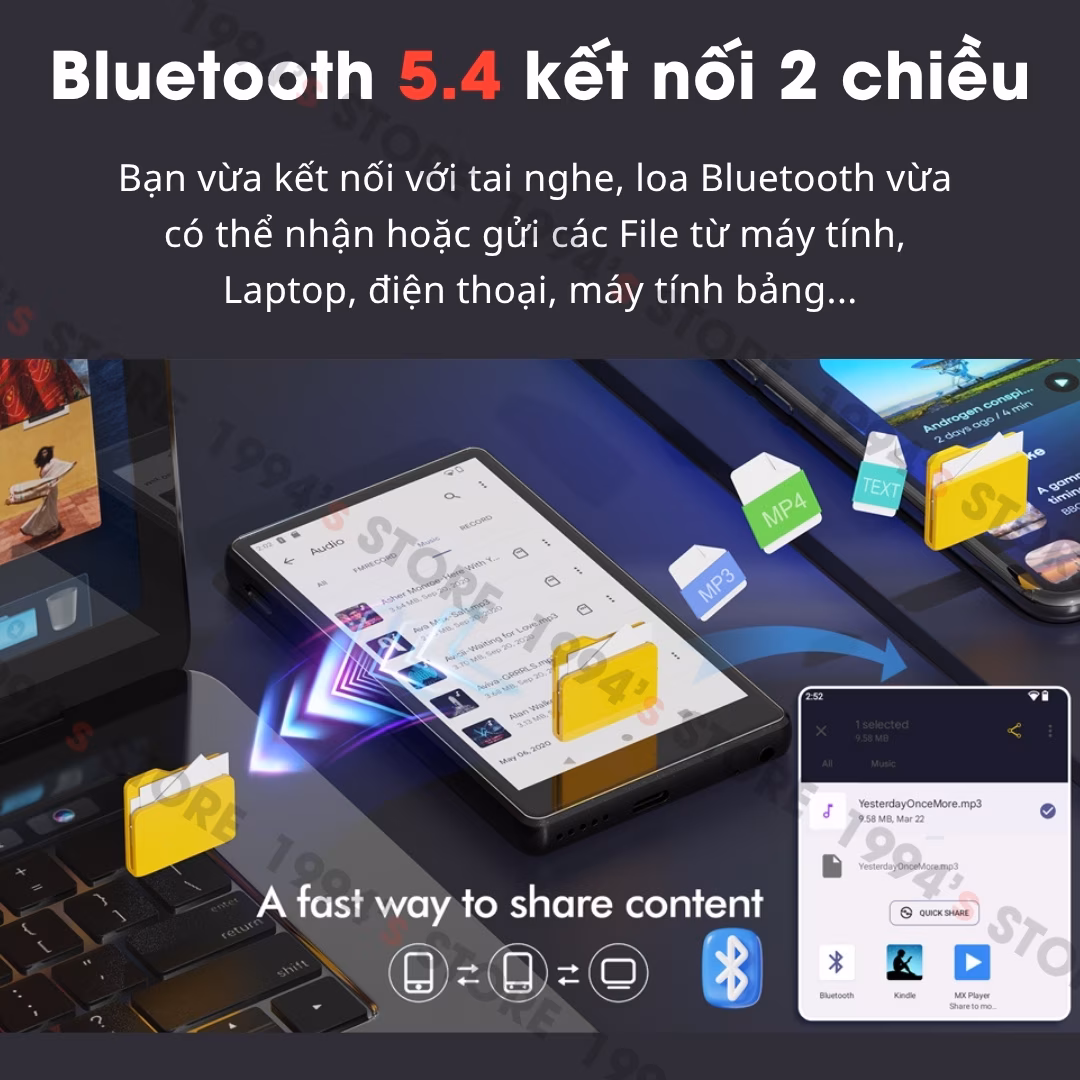 máy nghe nhạc ruizu m45