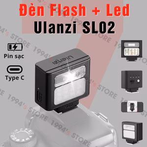 Đèn Flash và đèn Led Ulanzi SL02 – Đèn Mini Flash Led