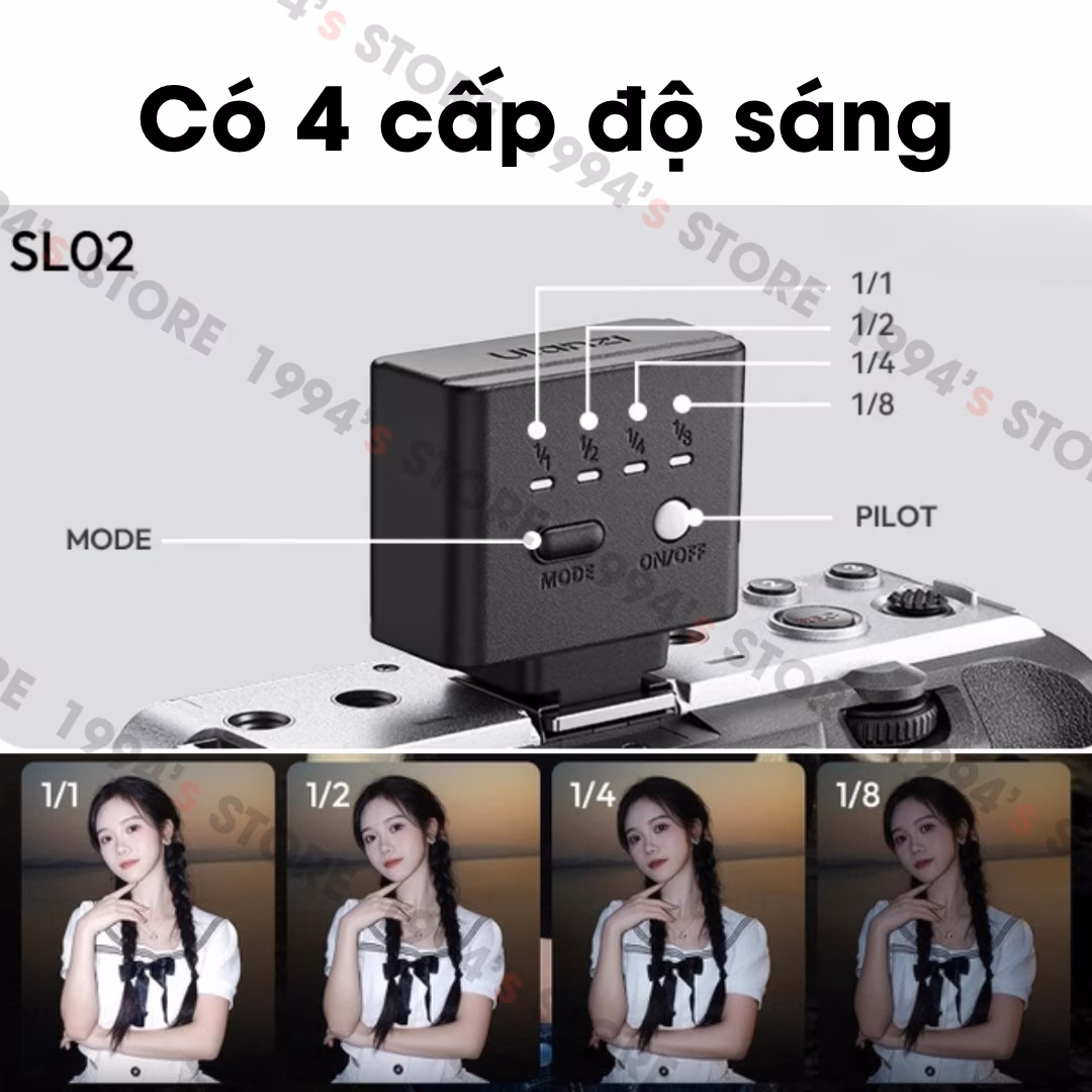 Đèn Flash và đèn Led Ulanzi SL02 – Đèn Mini Flash Led
