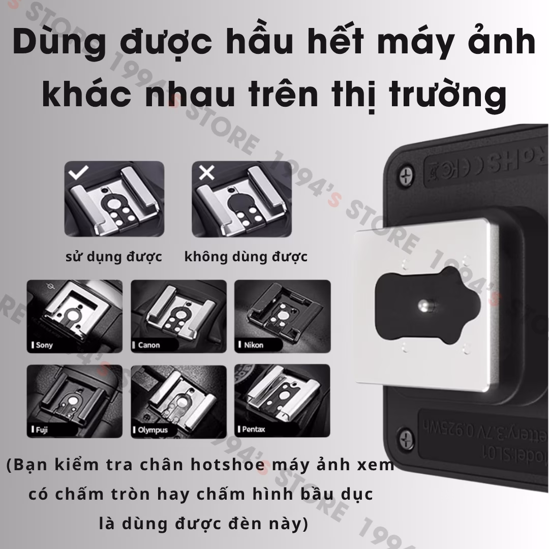 Đèn Flash và Led Ulanzi SL03 – Đèn Mini Flash Led