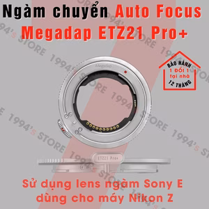 Ngàm chuyển MEGADAP ETZ21 PRO+ dùng lens ngàm Sony E cho máy Nikon Z – Adapter MEGADAP ETZ21 PRO+