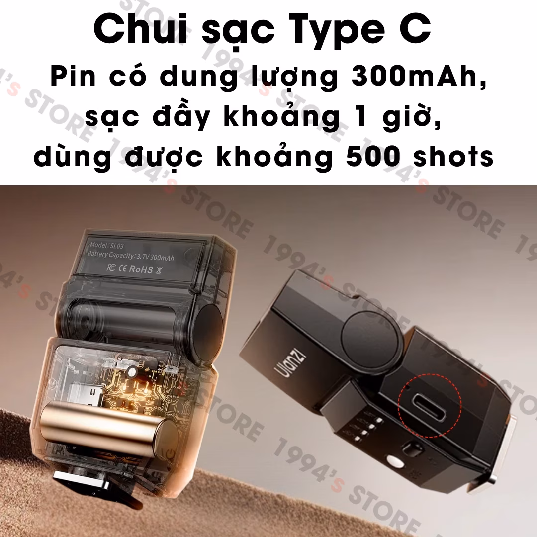 Đèn Flash và Led Ulanzi SL03 – Đèn Mini Flash Led