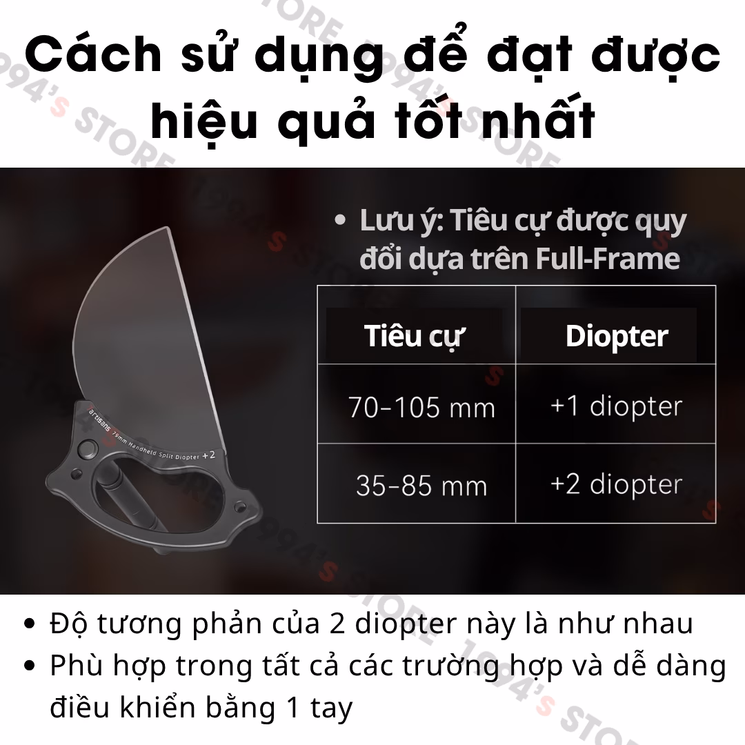 kính lọc làm mờ hậu cảnh chân dung