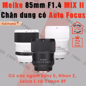 Meike 85mm F1.4 MIX II AF Full-Frame Chính Hãng
