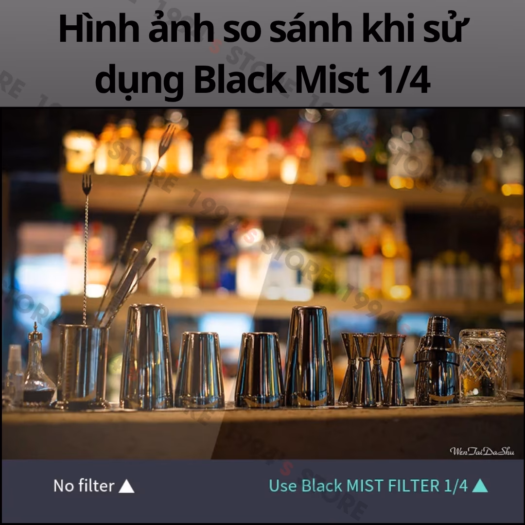 Kính lọc 7Artisans Black Mist Diffusion Filter 1/2 1/4 1/8 - Tạo hiệu ứng Cinematic