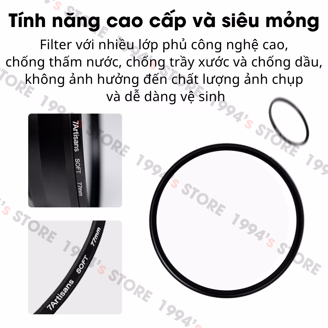 Kính lọc 7Artisans White Mist Diffusion Filter - Hiệu ứng Dreamy
