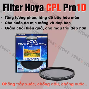 Kính lọc Filter CPL Hoya Pro1D Chính Hãng (Made in Japan) đủ phi 37mm - 82mm