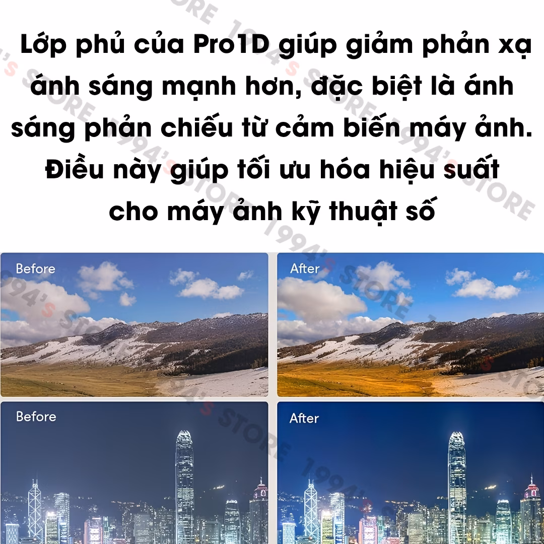 Kính lọc bảo vệ ống kính Hoya