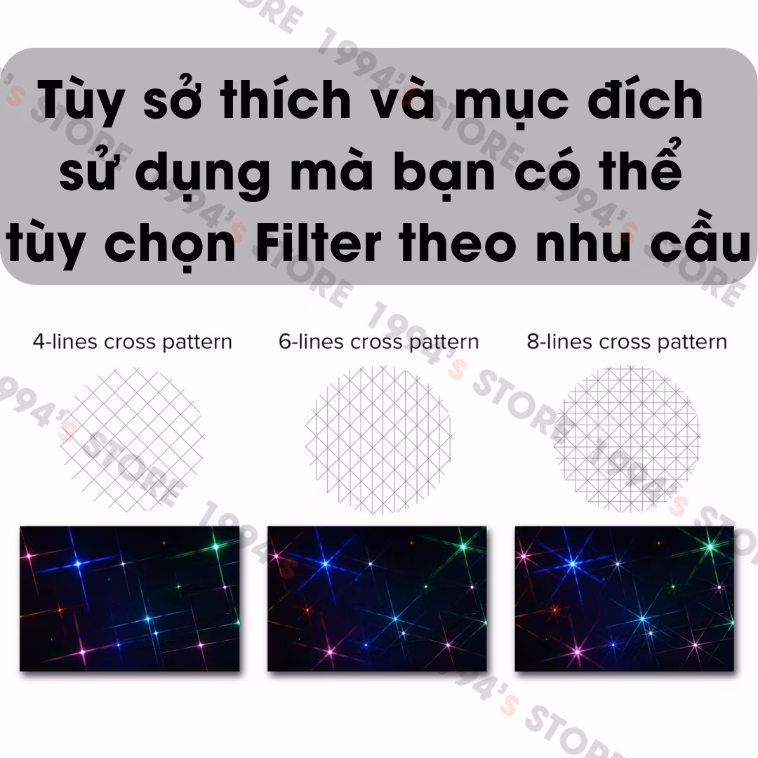 Filter hiệu ứng sao 4-6-8
