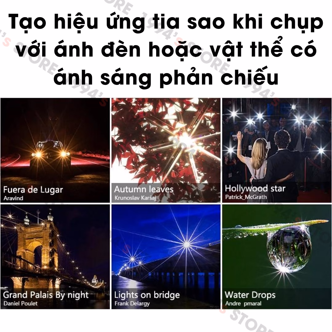 Kính lọc sao phi 58mm 67mm