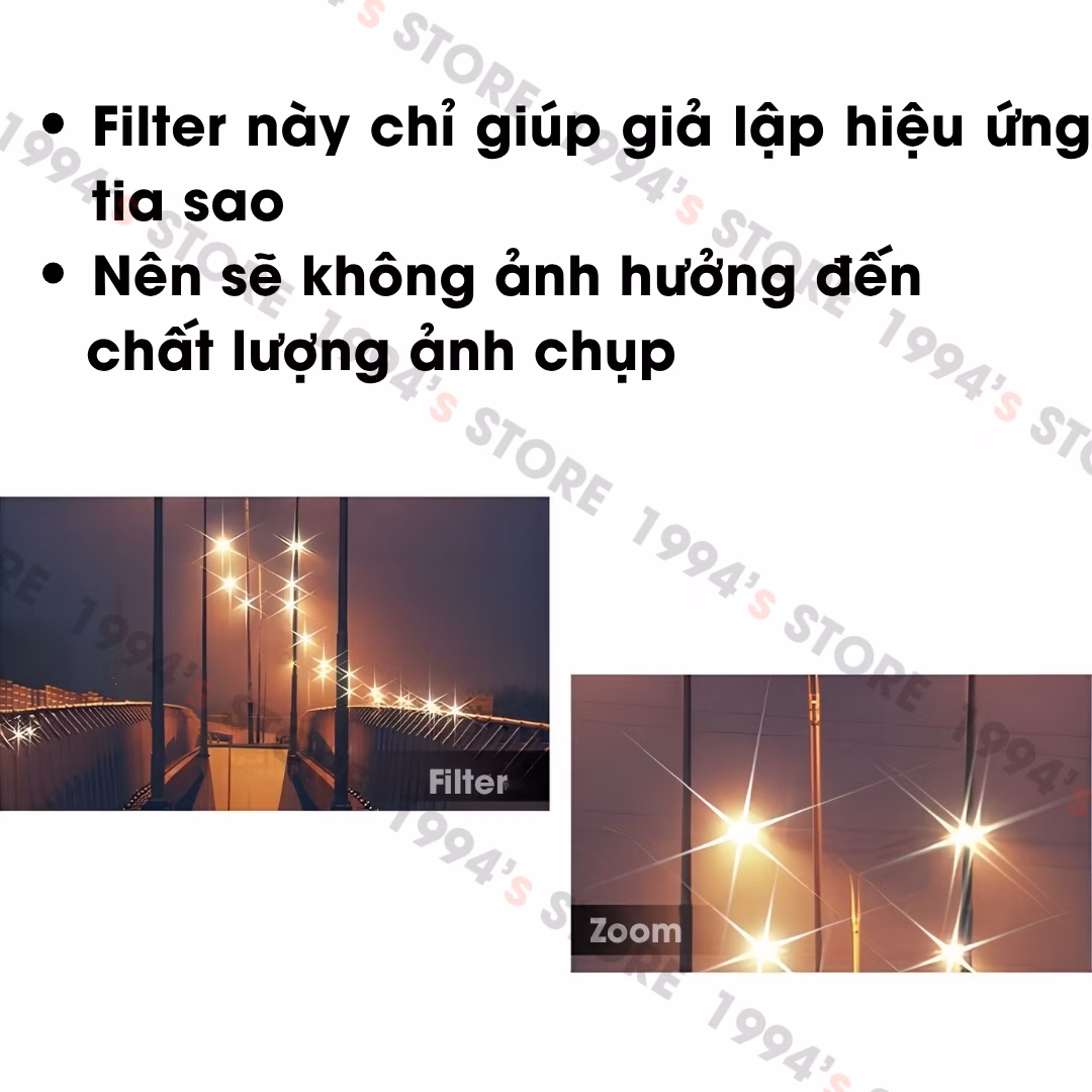 Filter tạo hiệu ứng sao