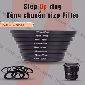 Vòng chuyển Step UP Ring - Vòng chuyển size Filter ống kính (37mm - 82mm)