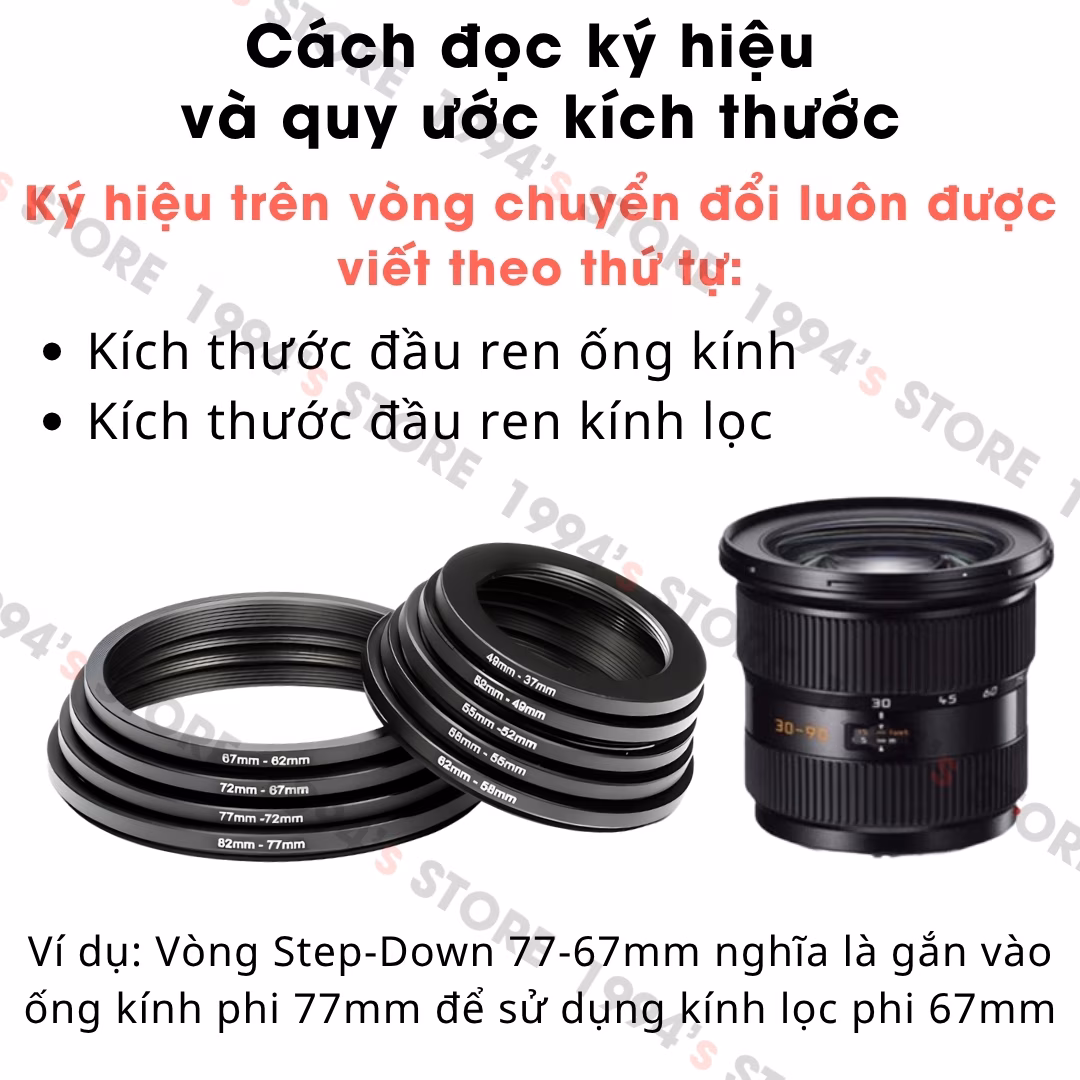 Vòng chuyển Step DOWN Ring