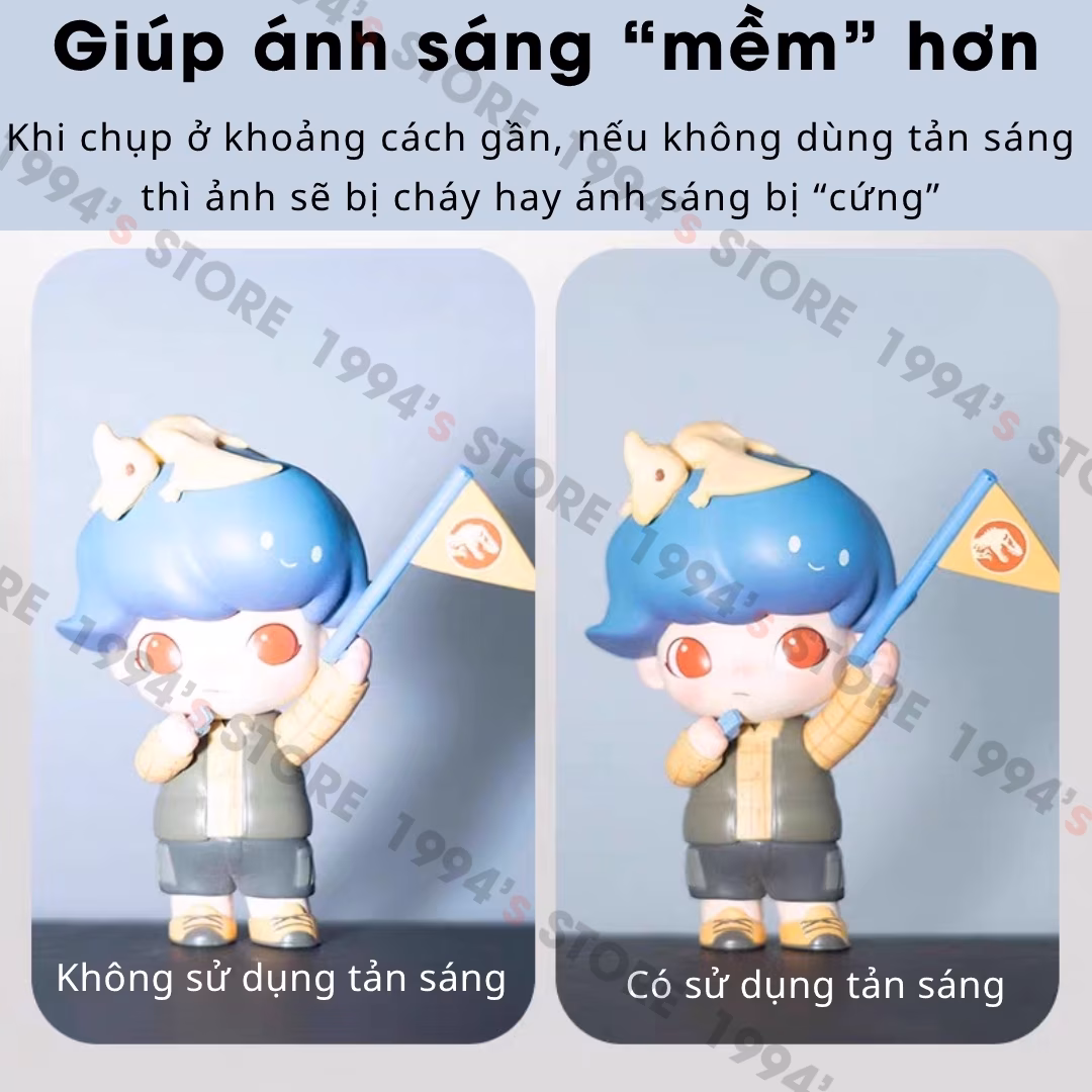 phụ kiện làm mềm ánh sáng cho godox lux cadet