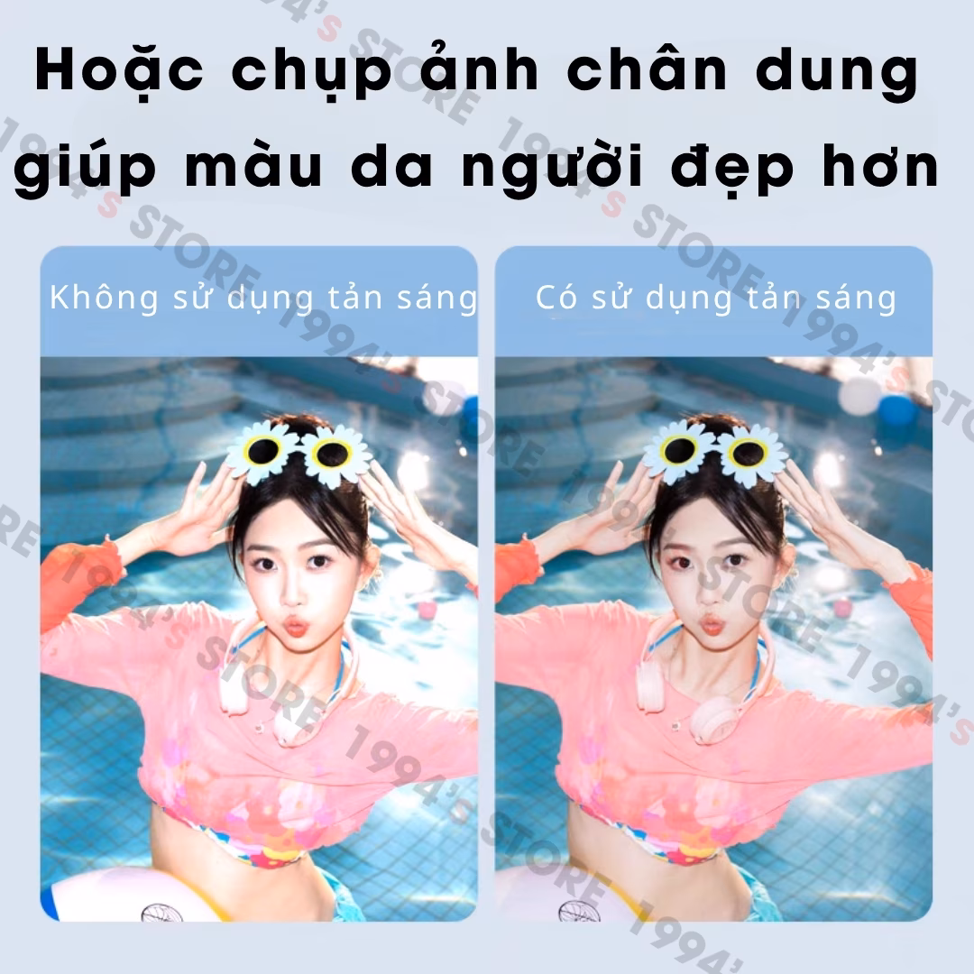 hình ảnh thực tế bộ tản sáng 3 màu godox im22