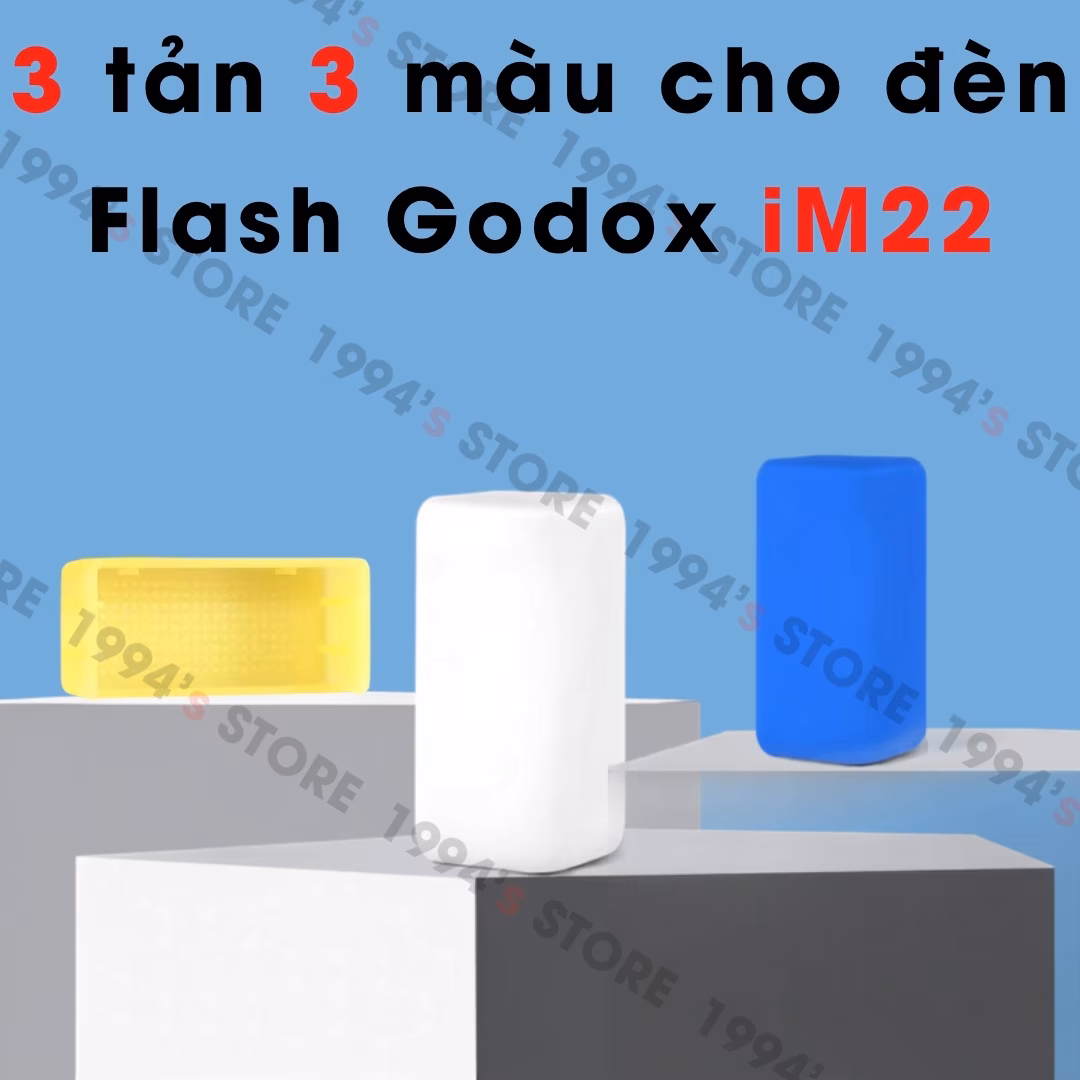 bộ tản sáng 3 màu cho đèn flash godox im22 chính hãng