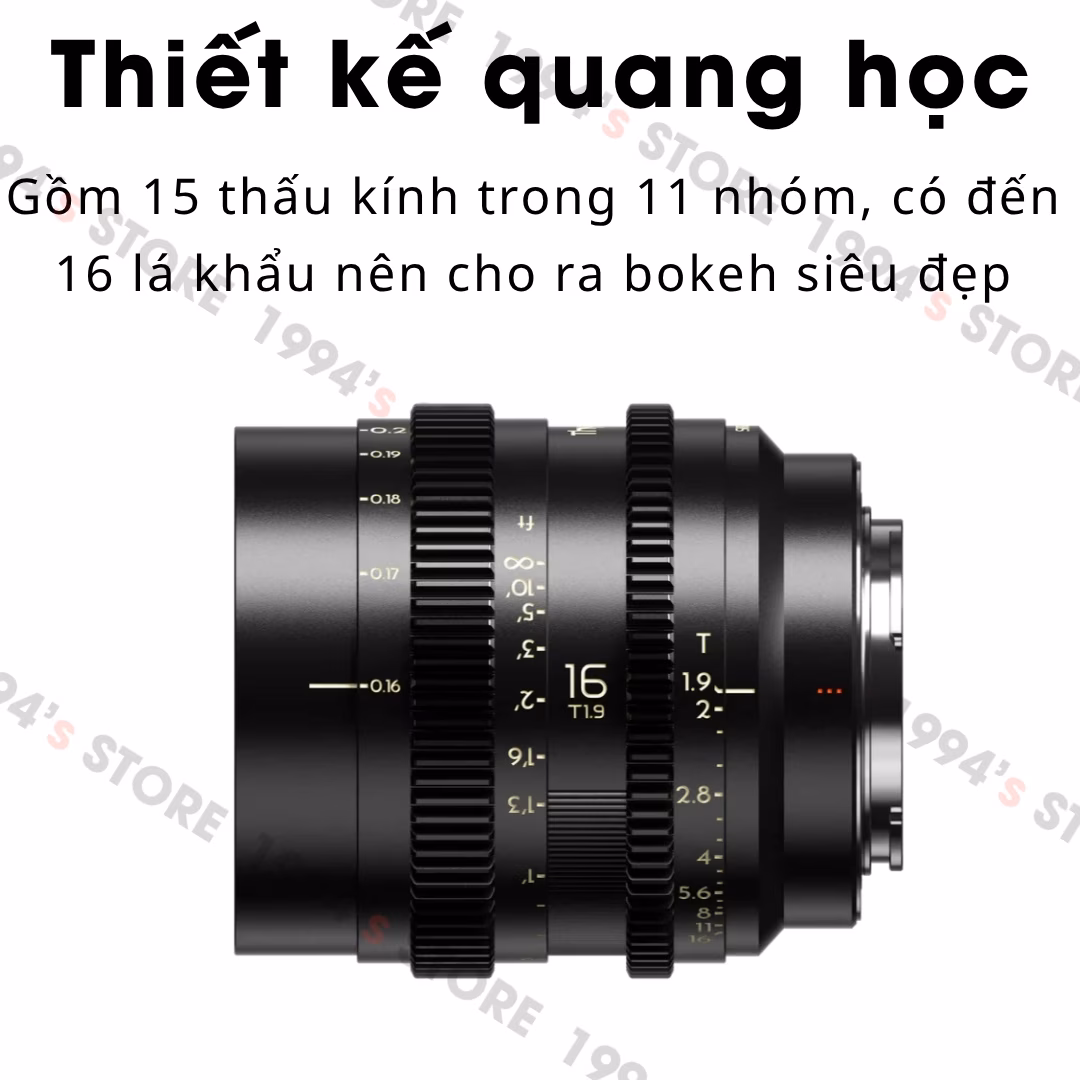 Thypoch 16mm T1.9 Cine Simera-C for Full-Frame cho Leica M và Sony E
