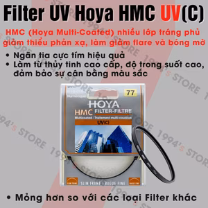 Kính Lọc Filter UV Hoya HMC UV(C) Made in Japan (Phi 37mm - 82mm)