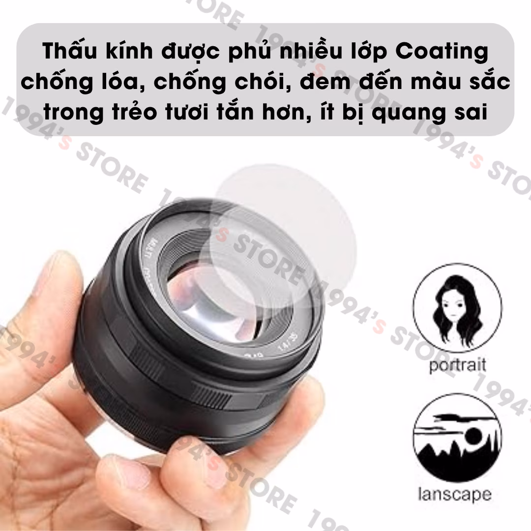 Meike 35mm F1.4 - Đa dụng khẩu độ lớn cho Sony/Fujifilm/Canon/M43