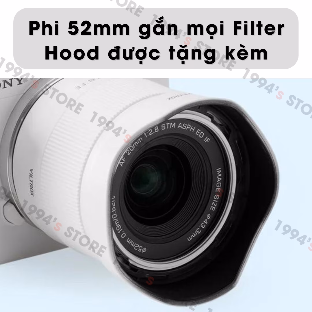 Viltrox 20mm F2.8 AF White Limited - Bản Màu Trắng Đặc Biệt