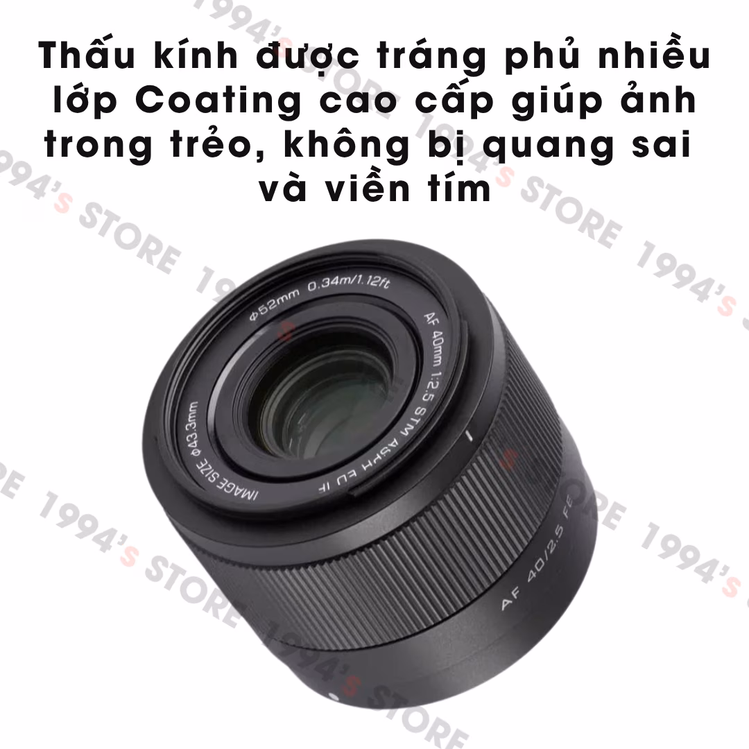 Viltrox 40mm F2.5 AF cho Full-Frame Sony E và Nikon Z