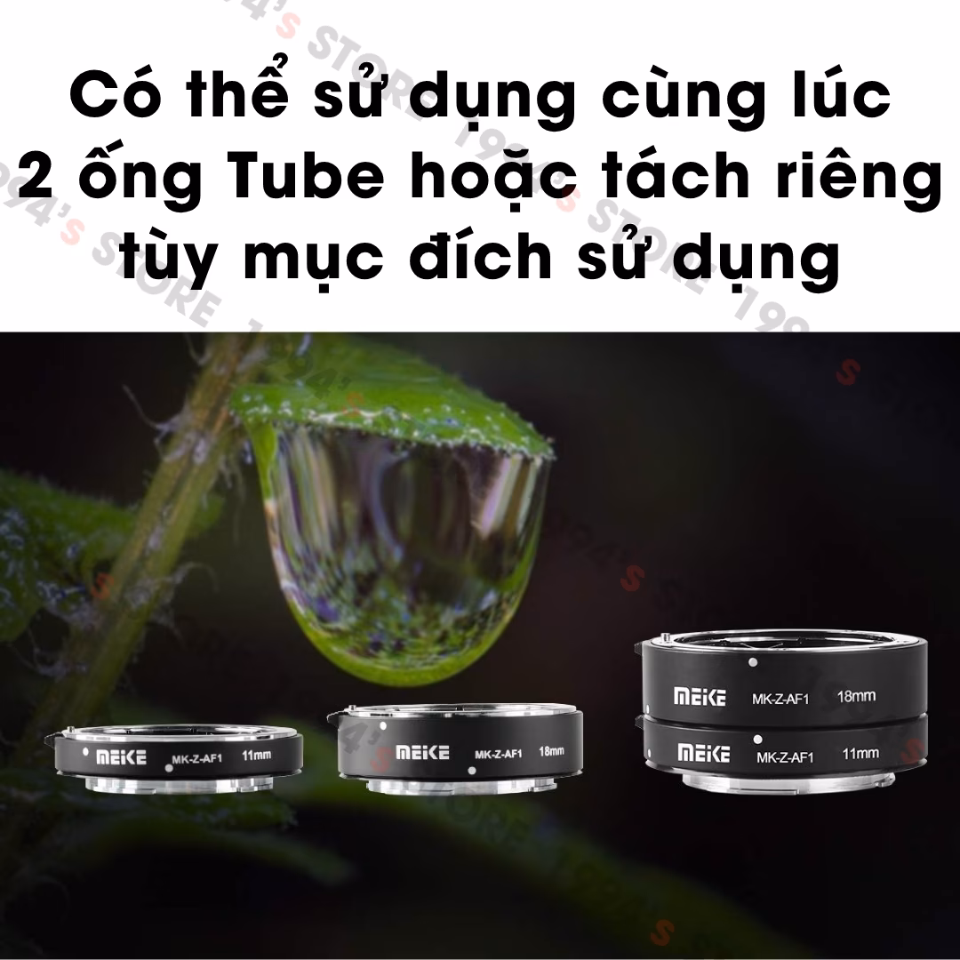 Combo 2 Tube Macro Meike MK-Z-AF1 cho Nikon Z - Bản Version 2