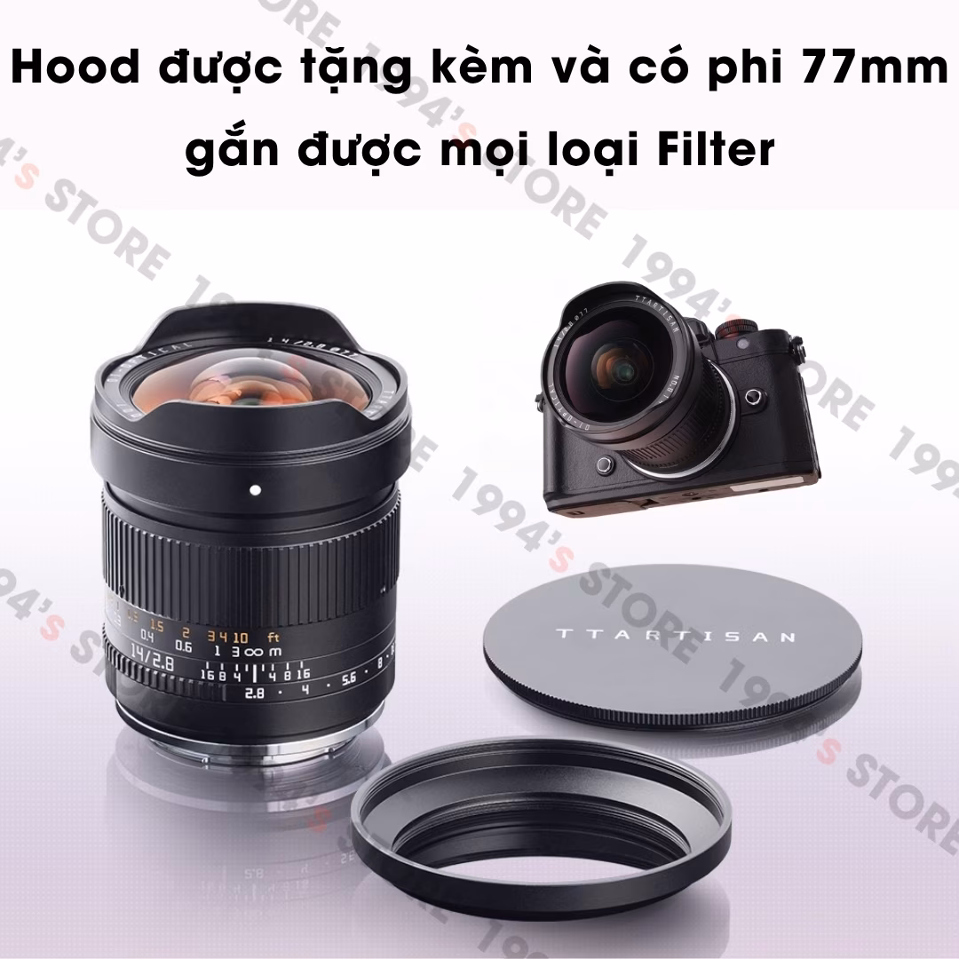 TTArtisan 14mm F2.8 ASPH Siêu Rộng Không Méo Cho Full-Frame