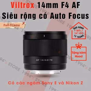 Viltrox 14mm F4 Air AF Full-Frame Siêu Rộng Cho Sony E Và Nikon Z