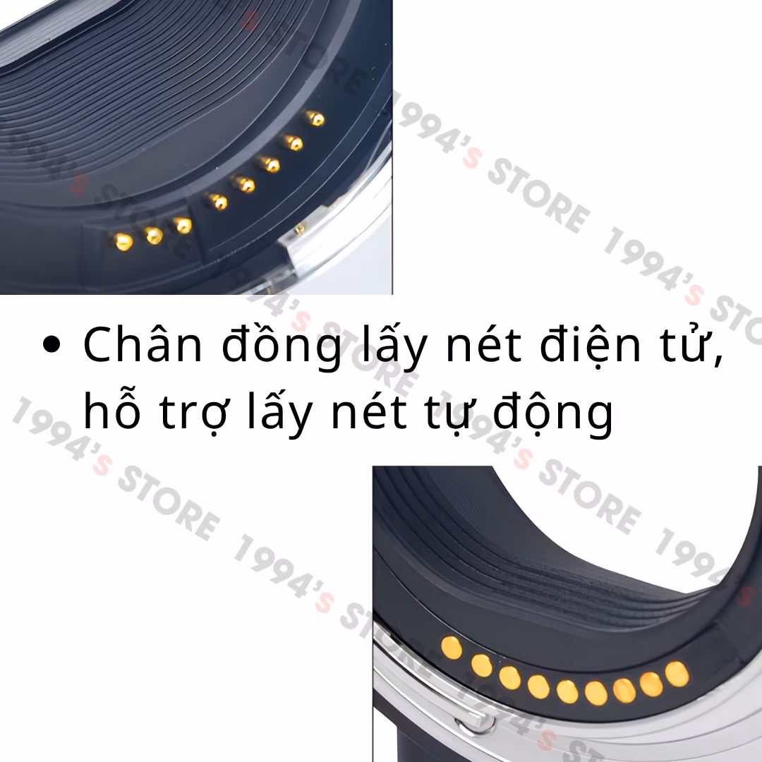 Ngàm Chuyển Meike MK-C-AF4 EF-EOS M - Adapter AF cho Canon M dùng lens Canon EF