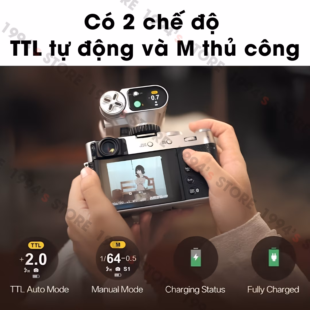 chan hotshoe ttl den flash viltrox z1 pro cho sony