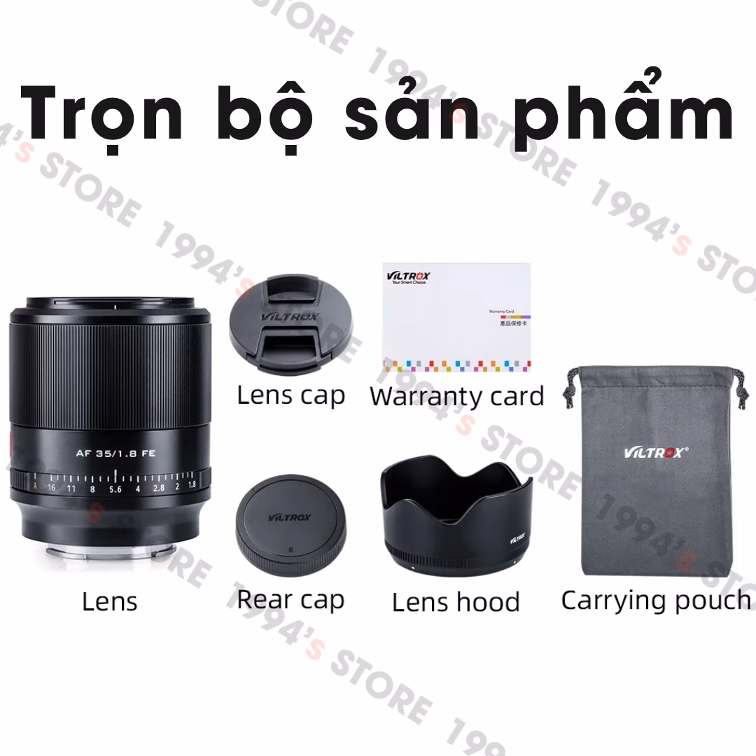 Viltrox 35mm F1.8 Mark I AF Cho Sony E / Nikon Z - Lens Prime Full-Frame Lấy Nét Tự Động STM