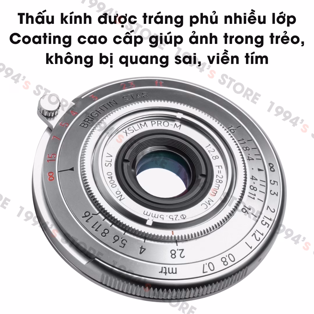 Brightin Star 28mm F2.8 Pancake for Leica M