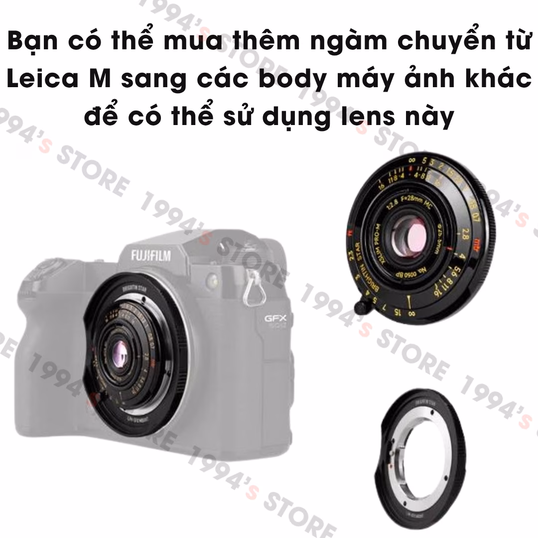 Brightin Star 28mm F2.8 Pancake for Leica M