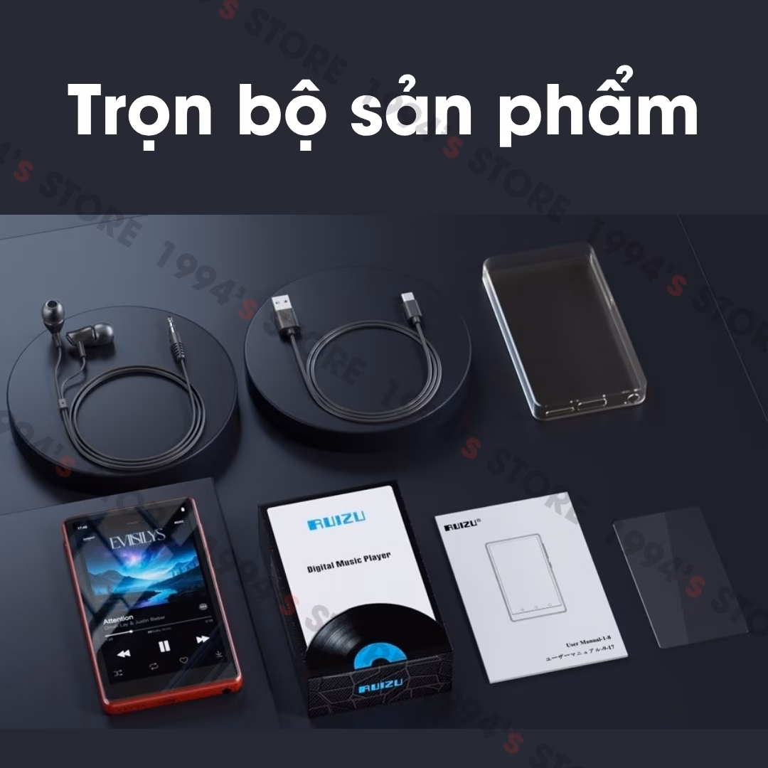 đánh giá máy nghe nhạc ruizu m45