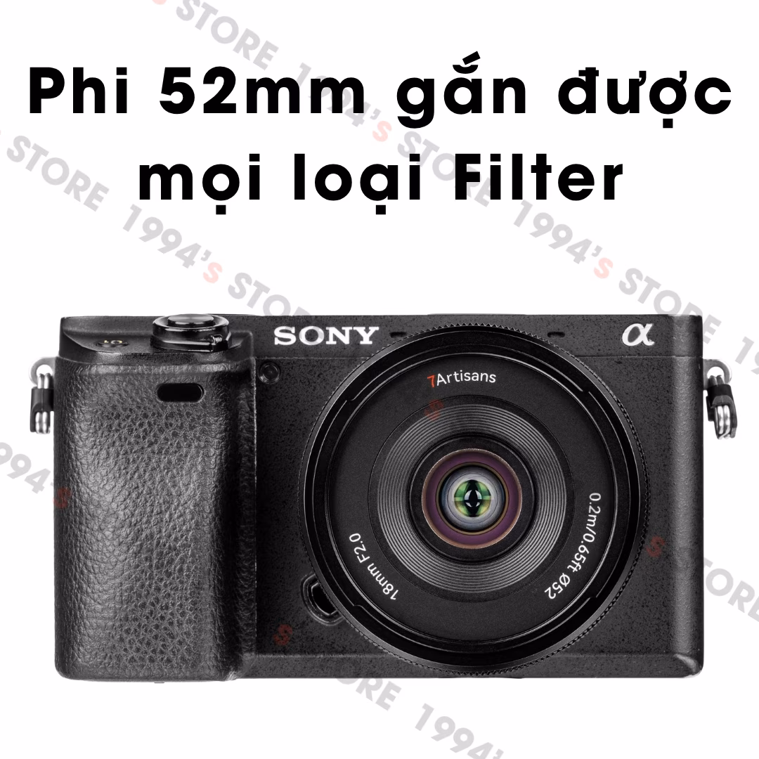 7Artisans 18mm F2 LITE AF Pancake cho Sony E/Fujifilm X/Nikon Z Chính Hãng