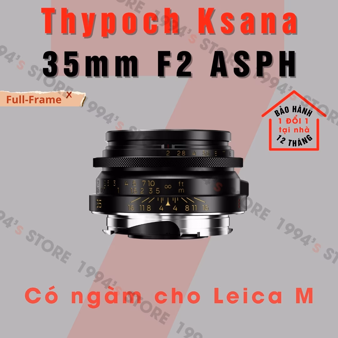 Thypoch Ksana 35mm F2 ASPH Pancake For Leica M Chính Hãng