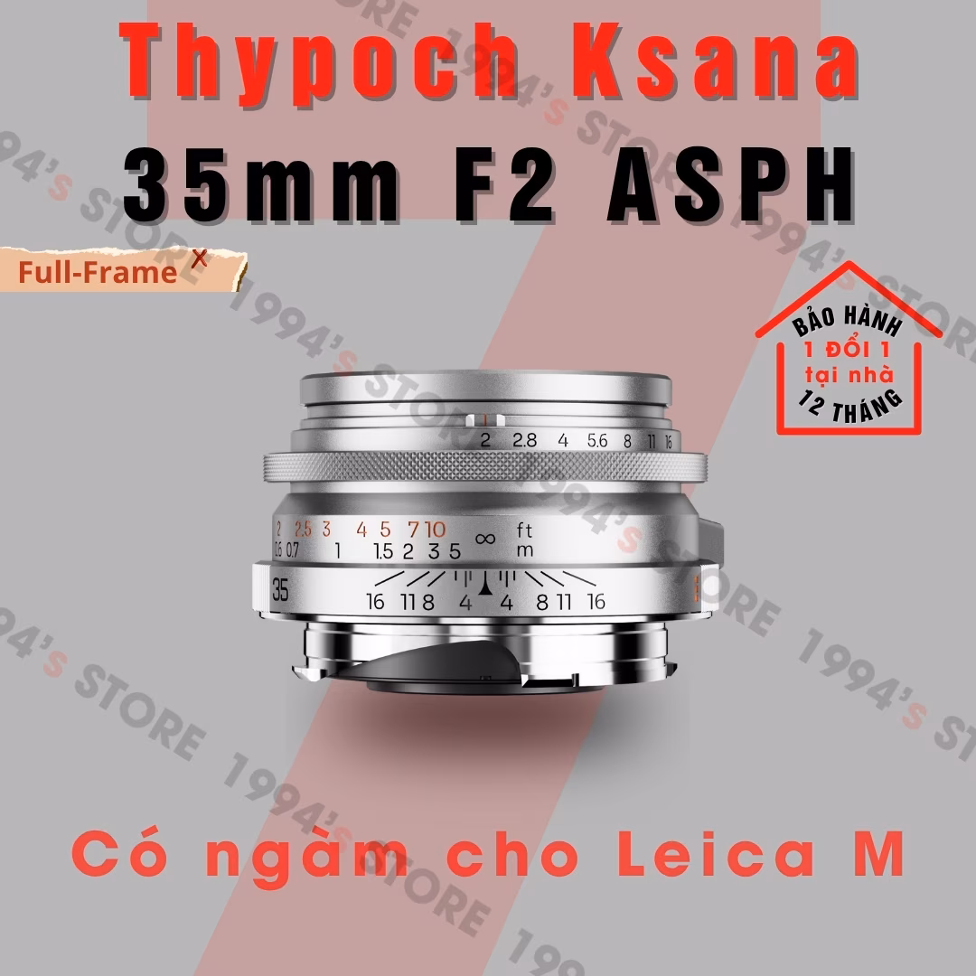 Thypoch Ksana 35mm F2 ASPH Pancake For Leica M Chính Hãng