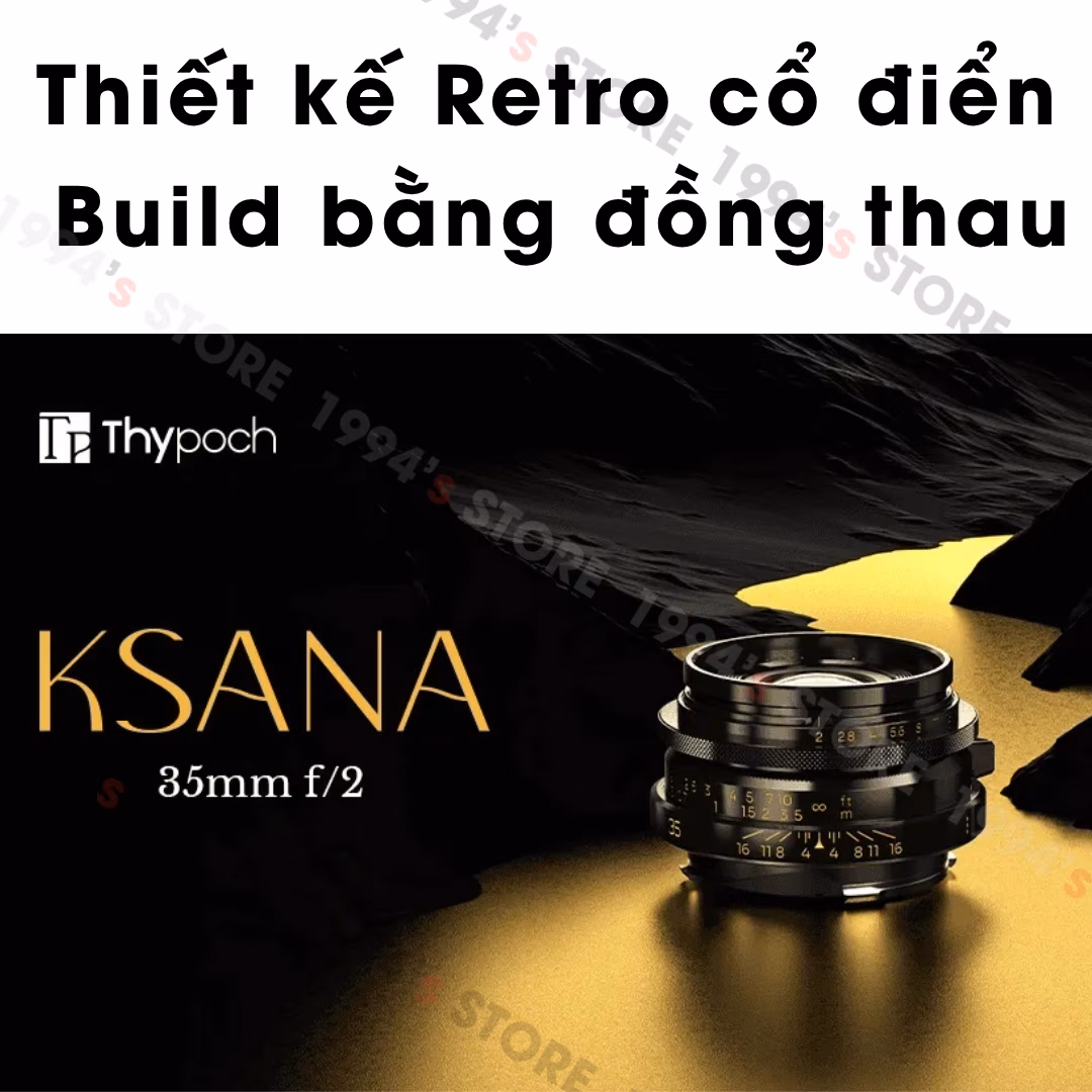 Thypoch Ksana 35mm F2 ASPH Pancake For Leica M Chính Hãng