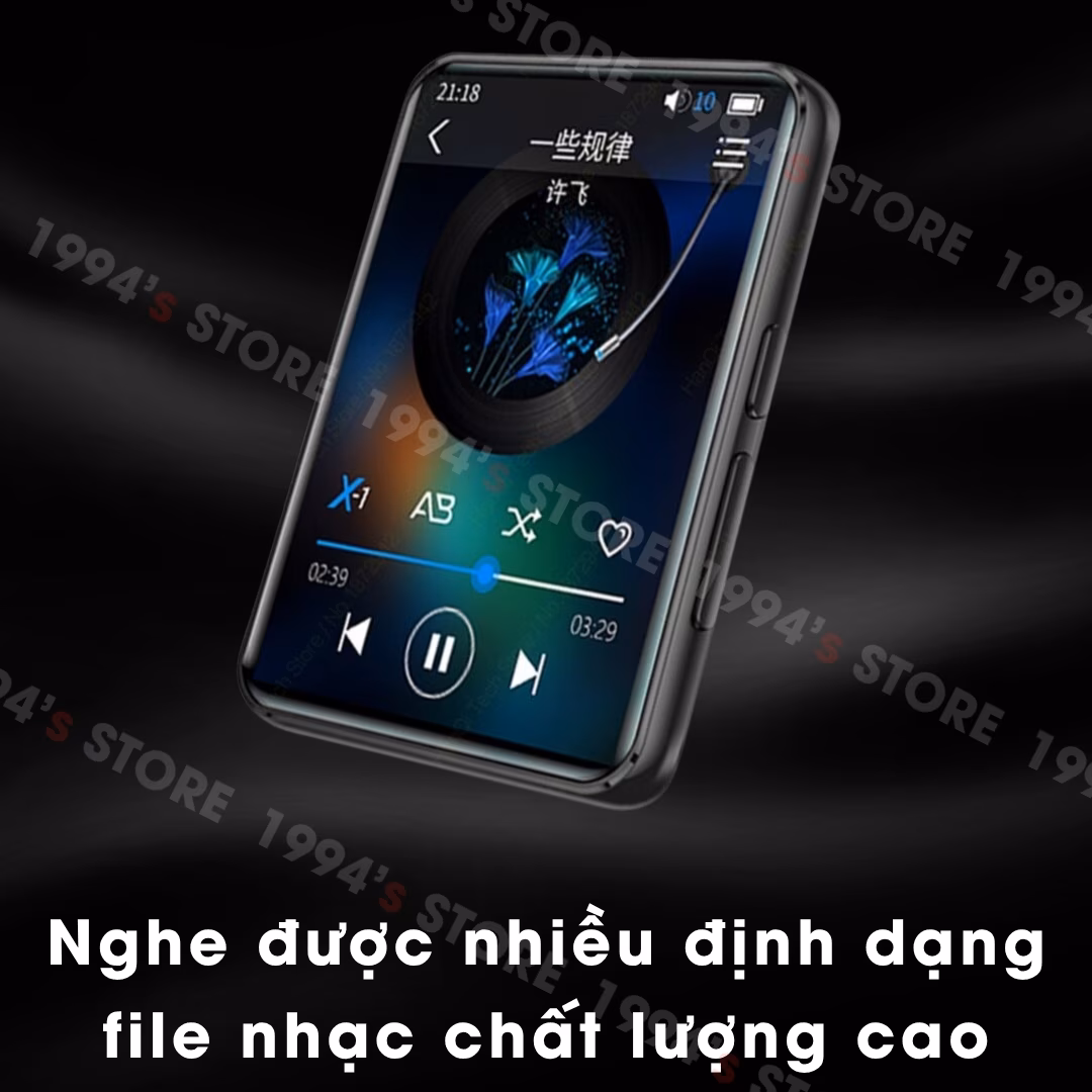 Máy Nghe Nhạc Benjie X6 32GB Bluetooh 5.4 Xem Video MP4 HIFI Chính Hãng