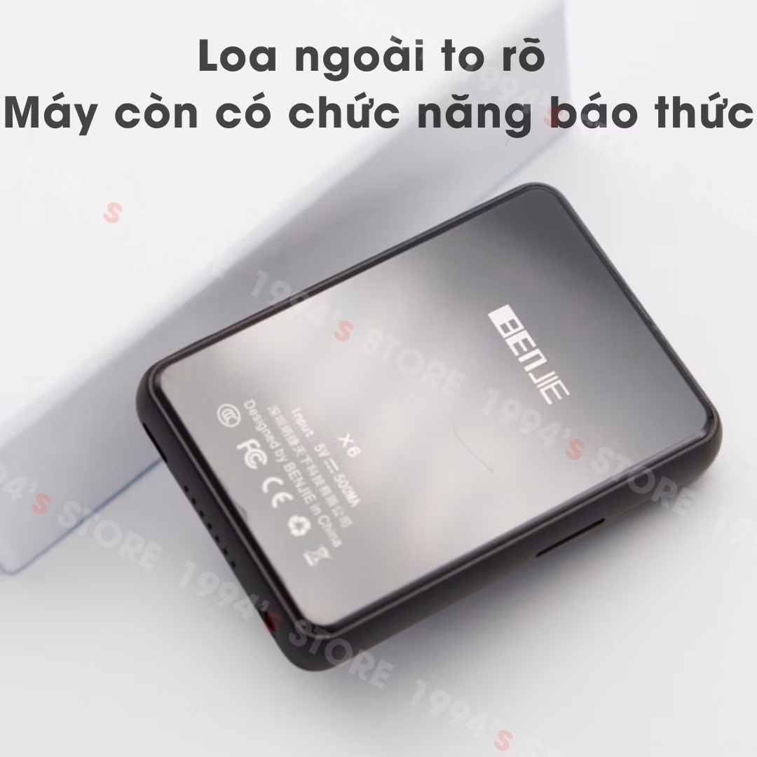 Máy Nghe Nhạc Benjie X6 32GB Bluetooh 5.4 Xem Video MP4 HIFI Chính Hãng