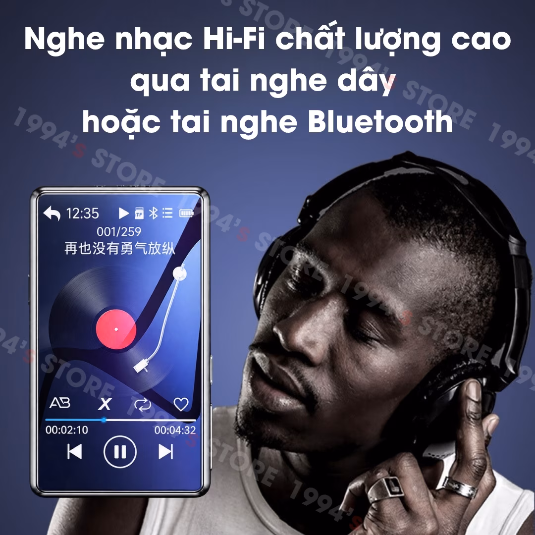 Máy Nghe Nhạc Benjie X6 32GB Bluetooh 5.4 Xem Video MP4 HIFI Chính Hãng